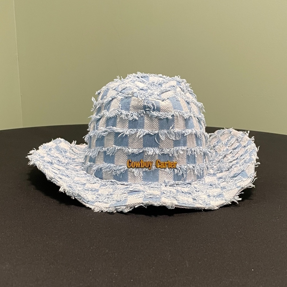Beyoncé Cowboy Carter Denim Patchwork Hat